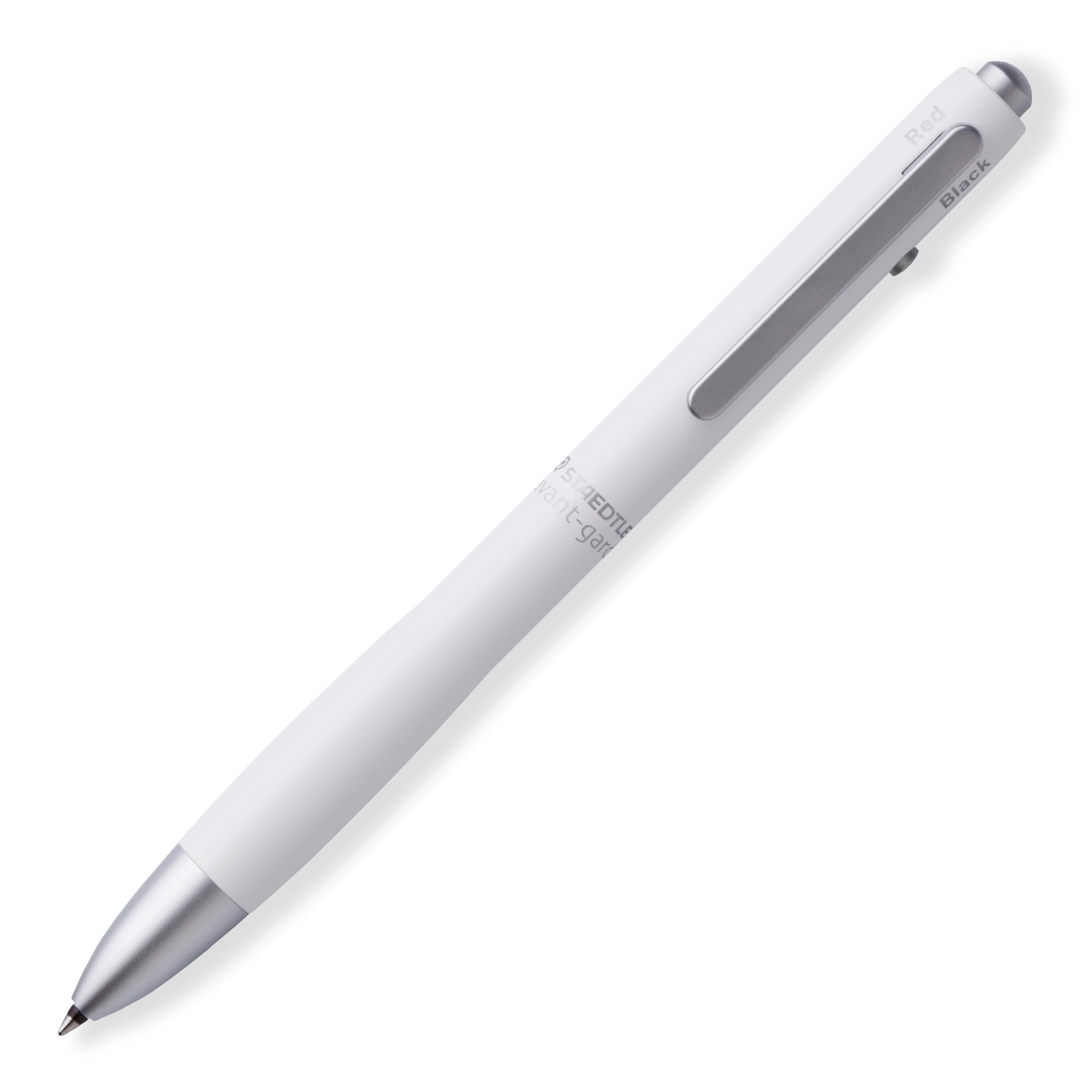 Staedtler Wielofunkcyjny awant śnieżny biały, czerwony tusz długopis kulkowy plus 0,5 mm ołówek mechaniczny (927AG-SWH)