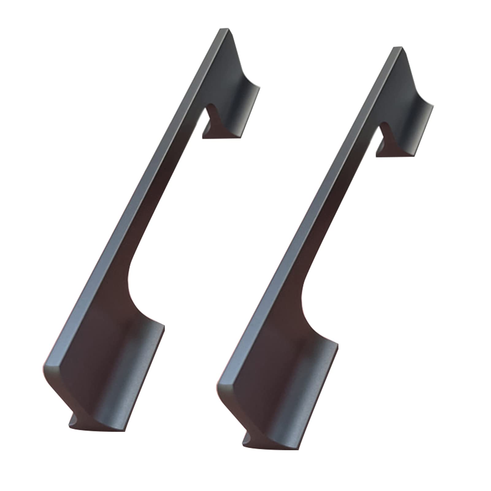Niusabou Grey Bow Pulls Door Handles, Cabinet Handles Zincy Euro Style Bow 2 Pcs Multicolor Multiple Sizes For Kitchen Bathroom(,Hole Distance 160Mm)