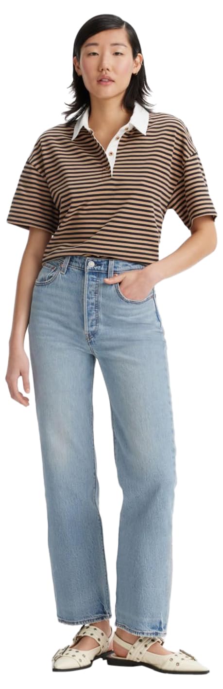 Ribcage Straight Jeans Kot Pantolon Kadın