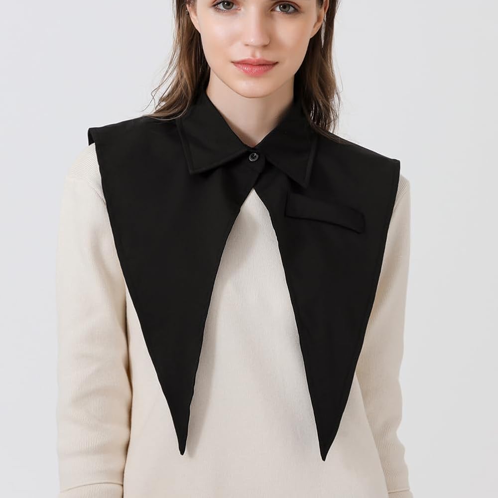 Amazon | [Yolrky] シャツ風 付け衿 角襟 レディース 付け襟 ブラウス