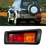 RH Rear Bumper Fog Light For Toyota Land Cruiser Prado FJ90 Red Reflector lamp Lens Passenger side 1997 1998 1999 2000 2001 2002