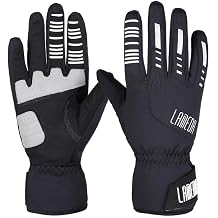 LAMEDA Winter Cycling Gloves Men Women, Thermal Fleece Touchscreen Bike Glove Windproof Warm for Mountain Road Bike