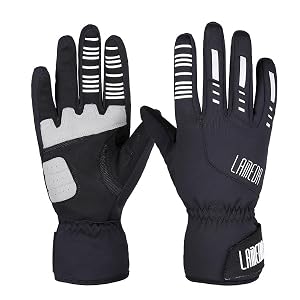 LAMEDA Winter Cycling Gloves Men Women Thermal Fleece Touchscreen Bike Glove Windproof Warm for Mountain Road Bike