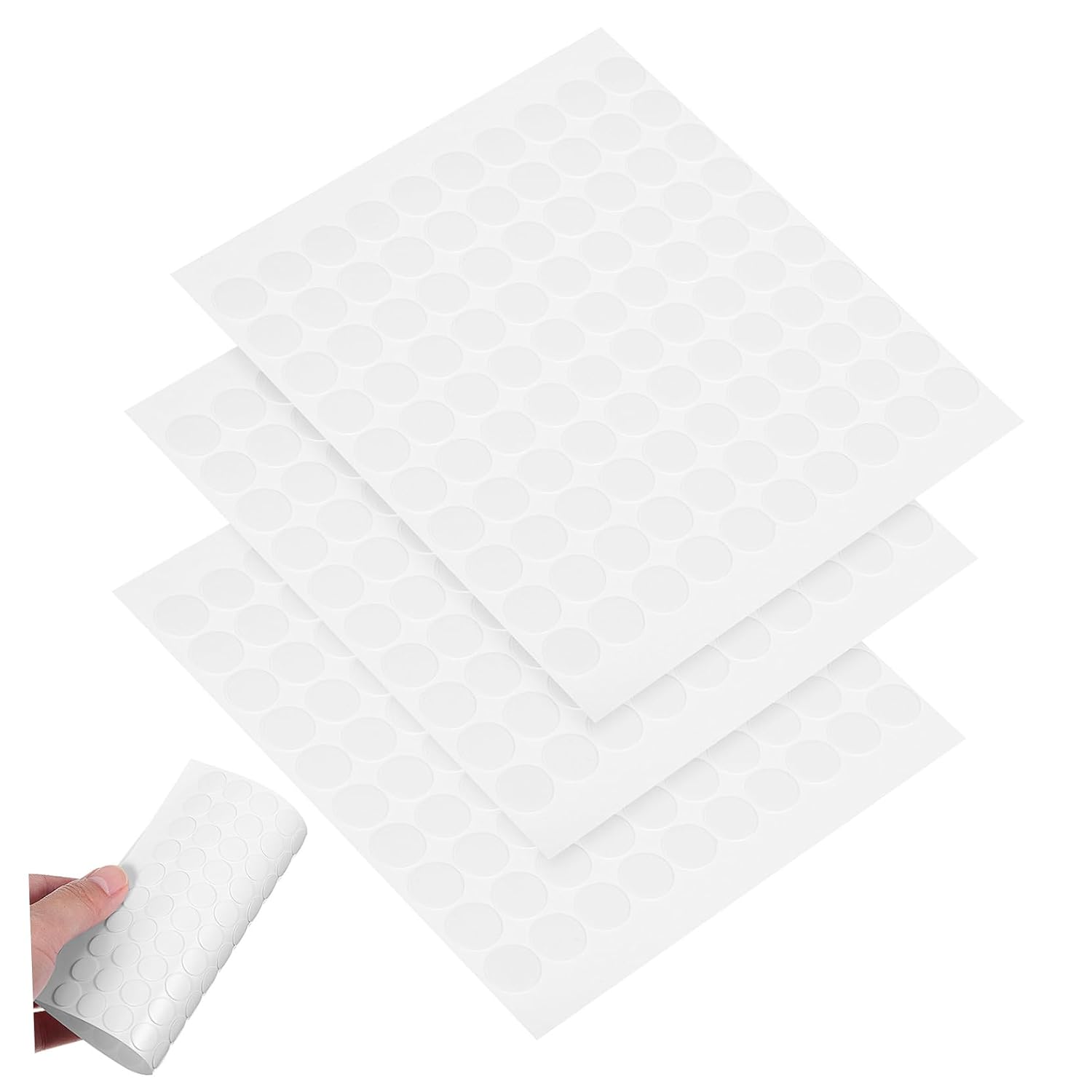 Holibanna 300Pcs Round Double-Sided Adhesive Dots Waterproof Stickers for Crafting Home and Office Use