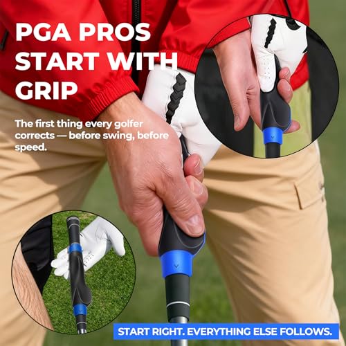 image for honharo Golf Grip Trainer – Right-Hand Swing Trainer & Grip Correcto