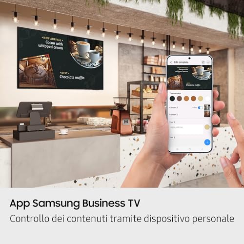 Samsung Business Tv Serie BEF-H Da 43", Uhd 3840X2160 Con Funzionalità HDR10+, Tizen, Hdmi, Usb, Bluetooth, Wifi, Accesso Remoto - 5