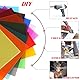 12 Stück farbige, durchscheinende Acrylplatte, 0,3 cm dicke Acrylplatten zum Laserschneiden, bunte Acrylplatte, farbige Acrylplatten, Kunststoffplatten für Glas, DIY, Malerei (20,3 x 20,3 cm)