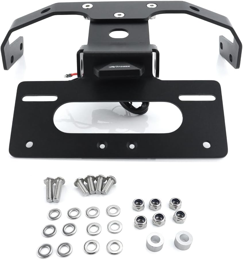 Xitomer Tail Tidy Compatible with Harley V-ROD 2012-2017, Fender Eliminator Motorcycle License Plate Holder