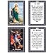 ESNOY Catholic Prayer Cards, Prayer Cards Catholic Saints Set of 10 Holy Prayer Cards, Catholic Religious Gifts for Women, Men, Mother, Father, Godfather, Godmother Gifts from Godson Goddaughter