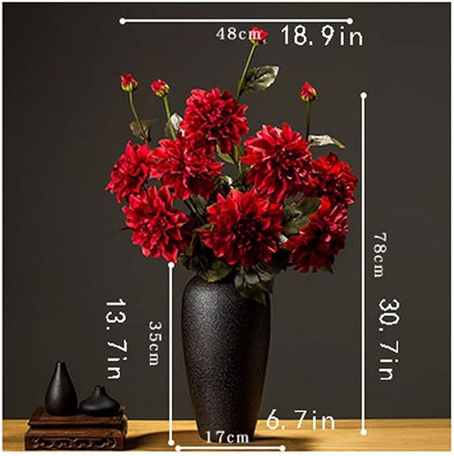 LESING Kunstbloemen met vaas nep zijden bloemen in vaas Gardenia bloemen decoratie voor thuis tafel kantoor feest (roze