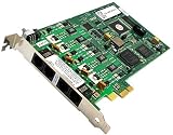 Dialogic - 310-935 (D4PCIUFEQ) - Dialogic® Analog D4PCIUFEQ PCI-e RoHS Version 4-port Analog, Loop-Start, PCI-e Card.