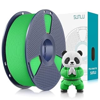 SUNLU マット PLA 1.75mm 1kgスプール（2.2ポンド）グリーン