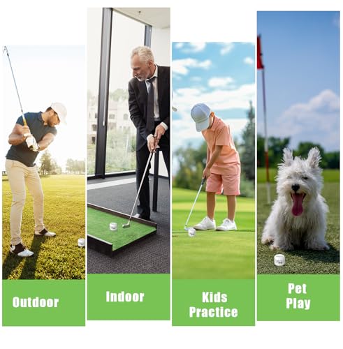 GLEFLE Practice Golf Balls 12 Pack,Realistic Feel and Limited Flight Golf Practice Balls,Practice Golf Balls for Backyard,Swing Training,Training Golf Balls Indoor or Outdoor Use