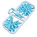 Dry Cloth Hanger, EpochAir Foldable Clip and Drip Laundry Hanger with 28 Strong Pegs, Durable Dry Clothline Hanger Rack, Home use Cloth Hanger -Blue