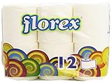  Florex Papel higiénico, 100% Pura Celulosa - 12 Rollos