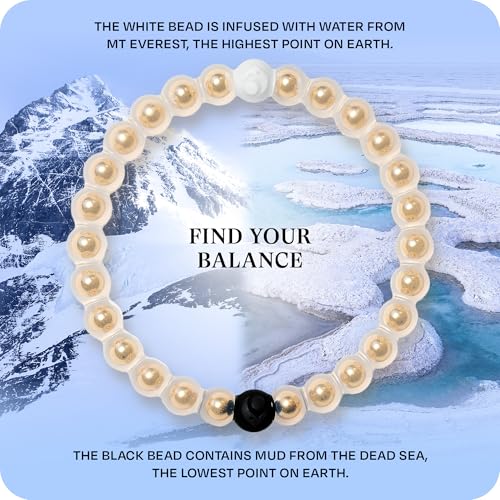 Lokai Metal Sphere Gold Beaded Silicone Bracelet for Women & Men, S Jewelry by Lokai - Used condition - Image 3