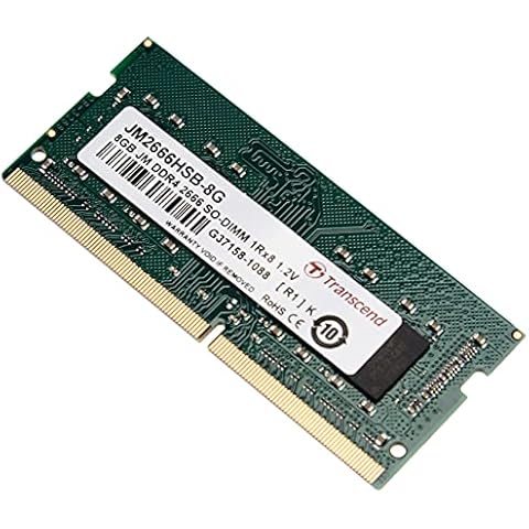 Transcend JM2666HSB-8G Arbeitsspeicher 8 GB DDR4 2666 MHz Arbeitsspeicher Modul Cover
