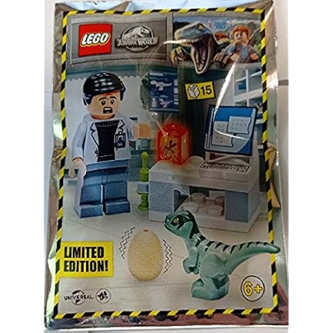 LEGO Jurassic World Dr. Wu's Laboratory Foil Pack Set 122112 (Bagged) Cover