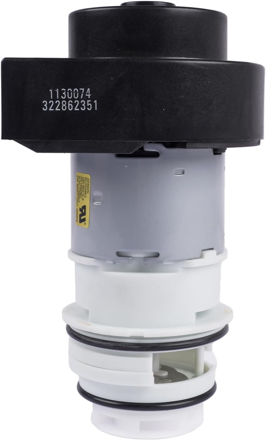 Dishwasher Circulation Pump Motor Assembly with O-Rings Replacement for Dishwashers 154844301