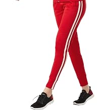 Vevo Active Womens Striped Track Jogger