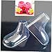 20 Pièces/Lot en Plastique Modèle Pied Sock Moisissures Pâte Moule Bébé Fondant Bottillons Extrusion Afficher Chaussures Cadeau Paires en Plastique Transparent Pieds Bébé Afficher