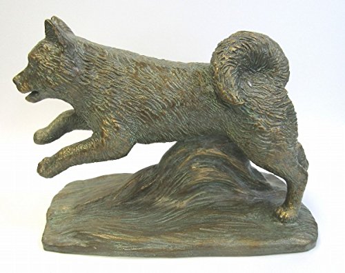 Amazon.co.jp: 富永直樹『春風に駆ける』犬 戌 イヌ ブロンズ像