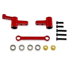 1 Set of Steering Drive Assembly Upgrade for 1/14 Scale Models 14209, 14210, 14211 Metal Steering Assembly with Bearings for RC Cars