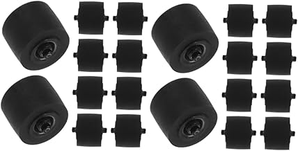 24 Pcs Vcr Accessories Pulley Bearing Wheel for Recorder Cassette Player Accessories Pinch Roller Rubber Pinch Roller Assembly Pinch Roller Cassette Pulley Cassette Pinch Roller, Blackx2pcs