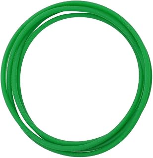 Correa de transmisión de repuesto para rodillos de bicicleta compatible con BikeTrainer, con 5 mm de grosor y 185 cm de perímetro, fabricada con material (verde)