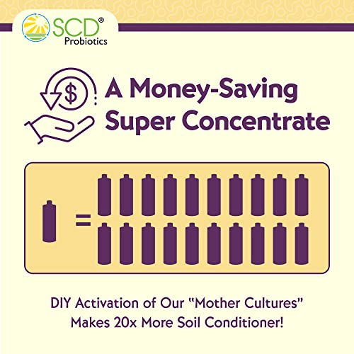 Scd Probiotics Probio Balance Plus - Make 20X More Soil Conditioner, Super Concentrate Of Effective Beneficial Microorganisms & Pnsb Phototrophs - Omri Listed For Organic Farm Lawn Garden - 1 Gallon #TOP6