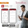 TERRAILLON - Balance Pese personne, Balance connectée Bluetooth avec application, Analyse IMC, masse graisseuse, musculaire, hydrique, Pese personnes précision 50 gr, jusqu'à 180Kg, WEIGHT CONNECT