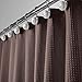 mDesign Hotel Quality Polyester/Cotton Blend Machine Washable Fabric Shower Curtain with Waffle Weave and Rust-Resitant Metal Grommets for Bathroom Showers and Bathtubs - 72