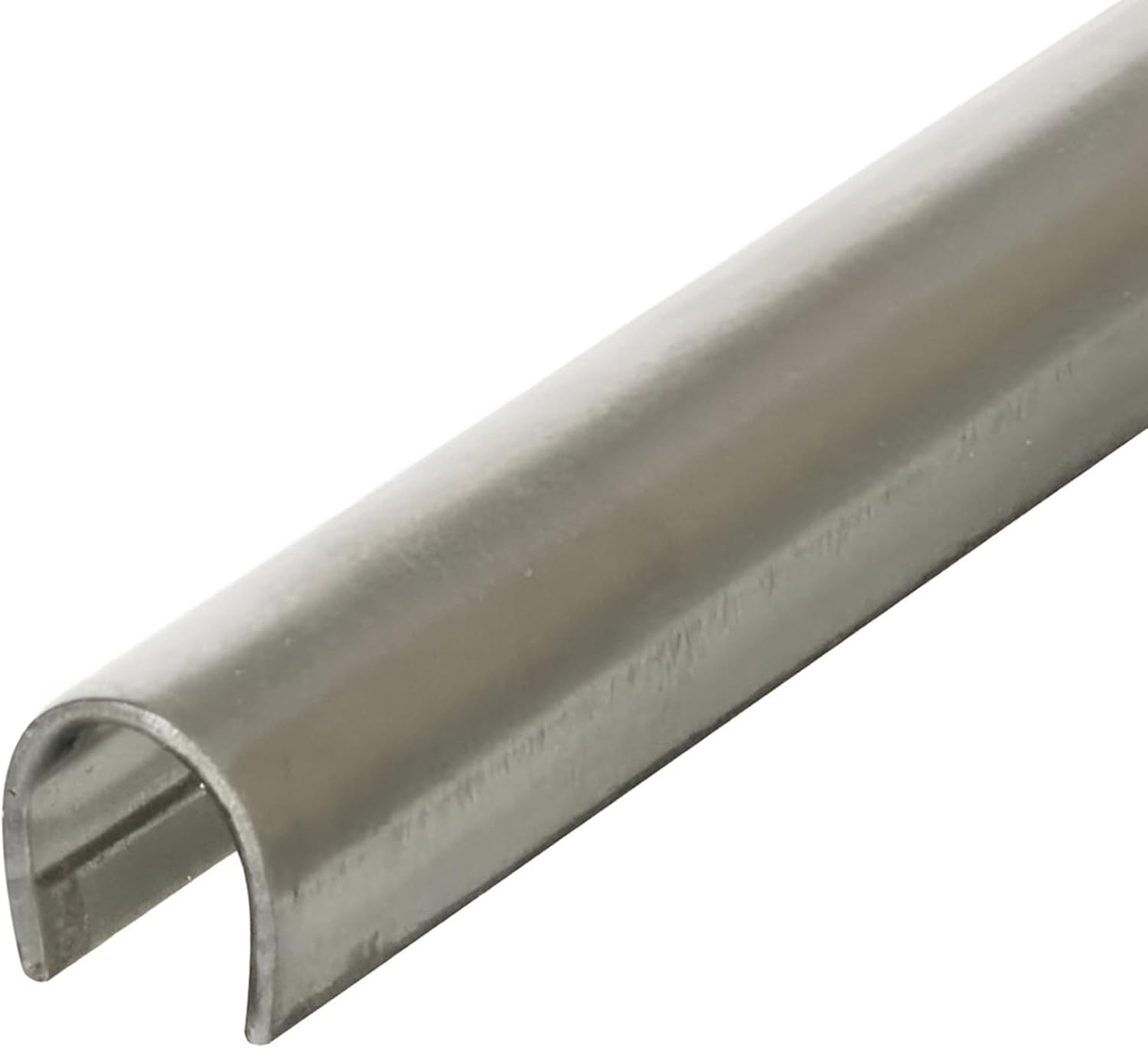 Snap On 1/4" Track Covers for Sliding Patio Glass Doors - Stainless Steel Replacement for Sliding Door Repair and Maintenance - (6 Feet)