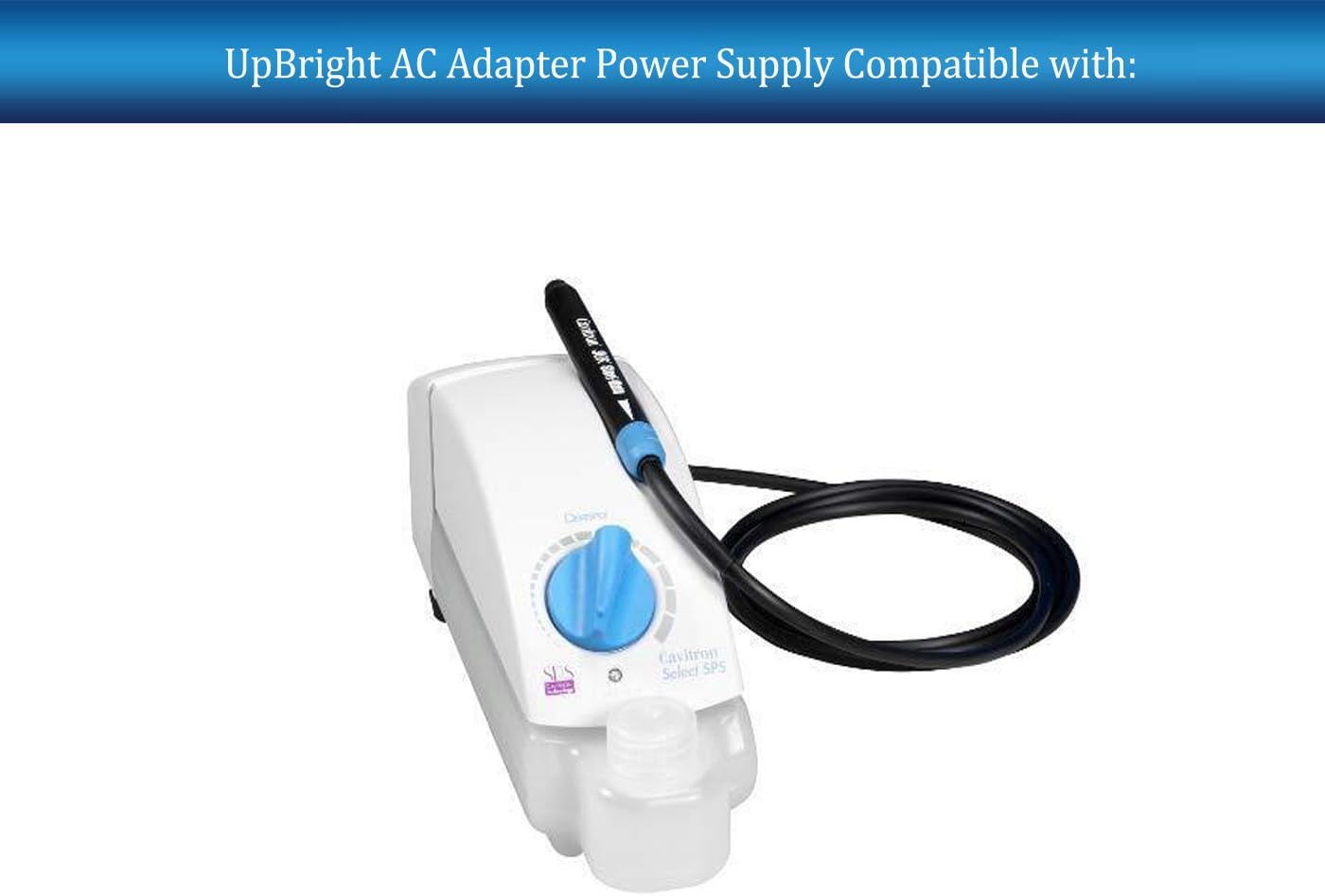 UpBright AC/DC Adapter Compatible with Dentsply Gen-121 Gen-123 GEN-124 Cavitron Select SPS Ultrasonic Scaler Globtek, inc. GS-150(R) GS150 GT-500160-30 GT500160-30 GT50016030 Power Supply Charger