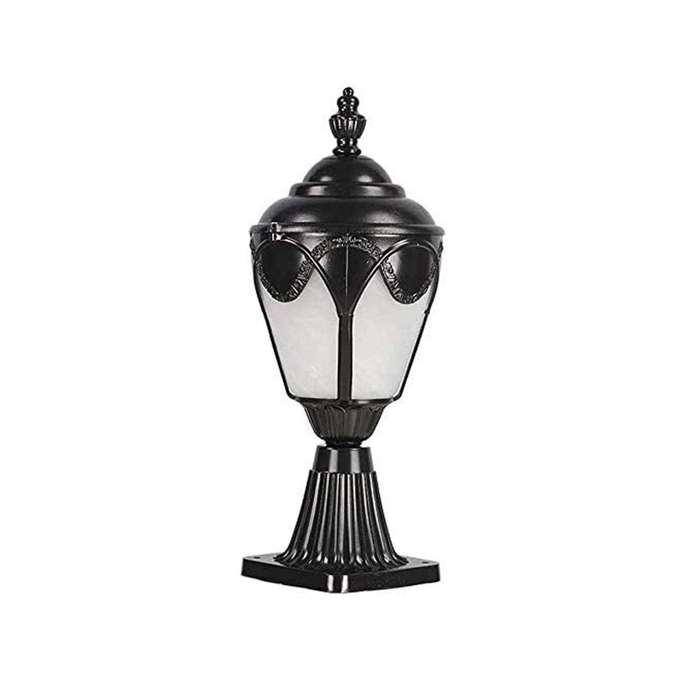 QUSYZD Post Lights Outdoor,Mount Light Outdoor,Post Lamp Garden Villa Lamps Outdoor Courtyard Column Lamp Fence Railing Decoration Fixture E27 Landscape Light Deck Patio,