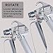JWGJW Airless Paint Spray Gun with 10 Inch Airless Extension Pole and A 517 Nozzle Tip,Swivel 1/4