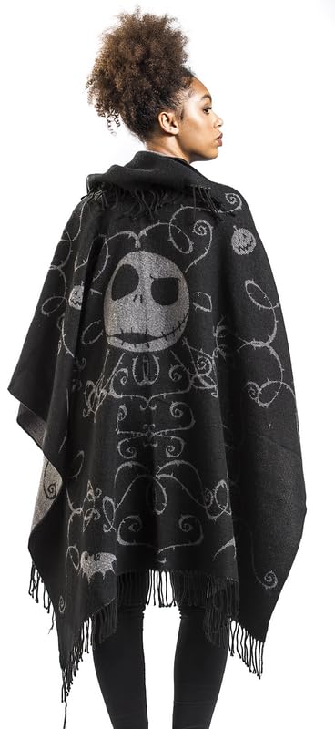 Nightmare Before Christmas Jack Donna Cardigan nero/grigio 100% Acrilica Regular