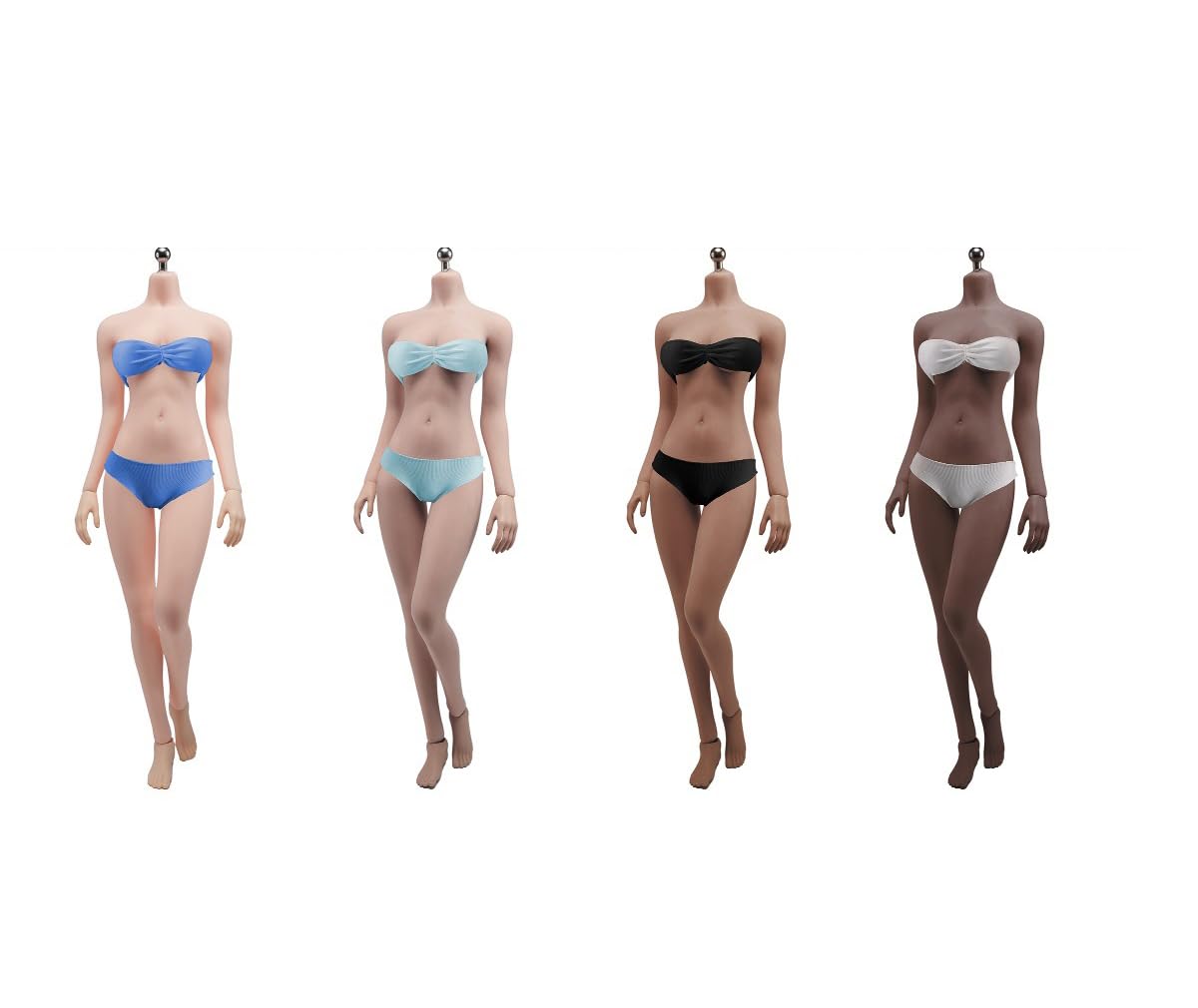 その他 SUPER FLEXIBLE FEMALE SEAMLESS BODY Super-Flexible Female Seamless 1/6 Scale Suntan Large Bust