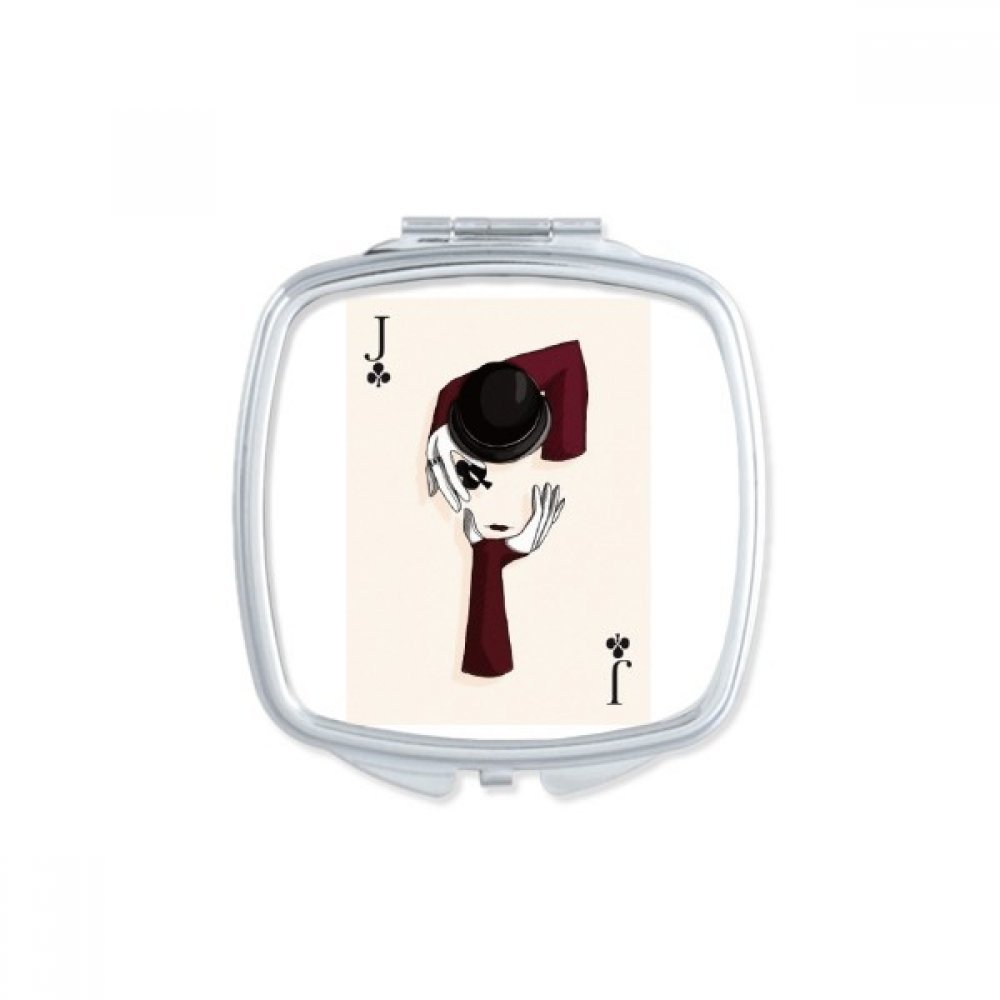 Miroirs de poche à la main motif diamant cœur, une idée cadeau maquillage originale