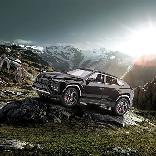 Sasbsc Lambo Urus Toy Cars Boys Big Off-Road Suv Model Car 1:24 Diecast Metal Car Toys With Light And Sound Toy Vehicles For 3-12 Year Old Kids(Black, 1:24) #TOP5