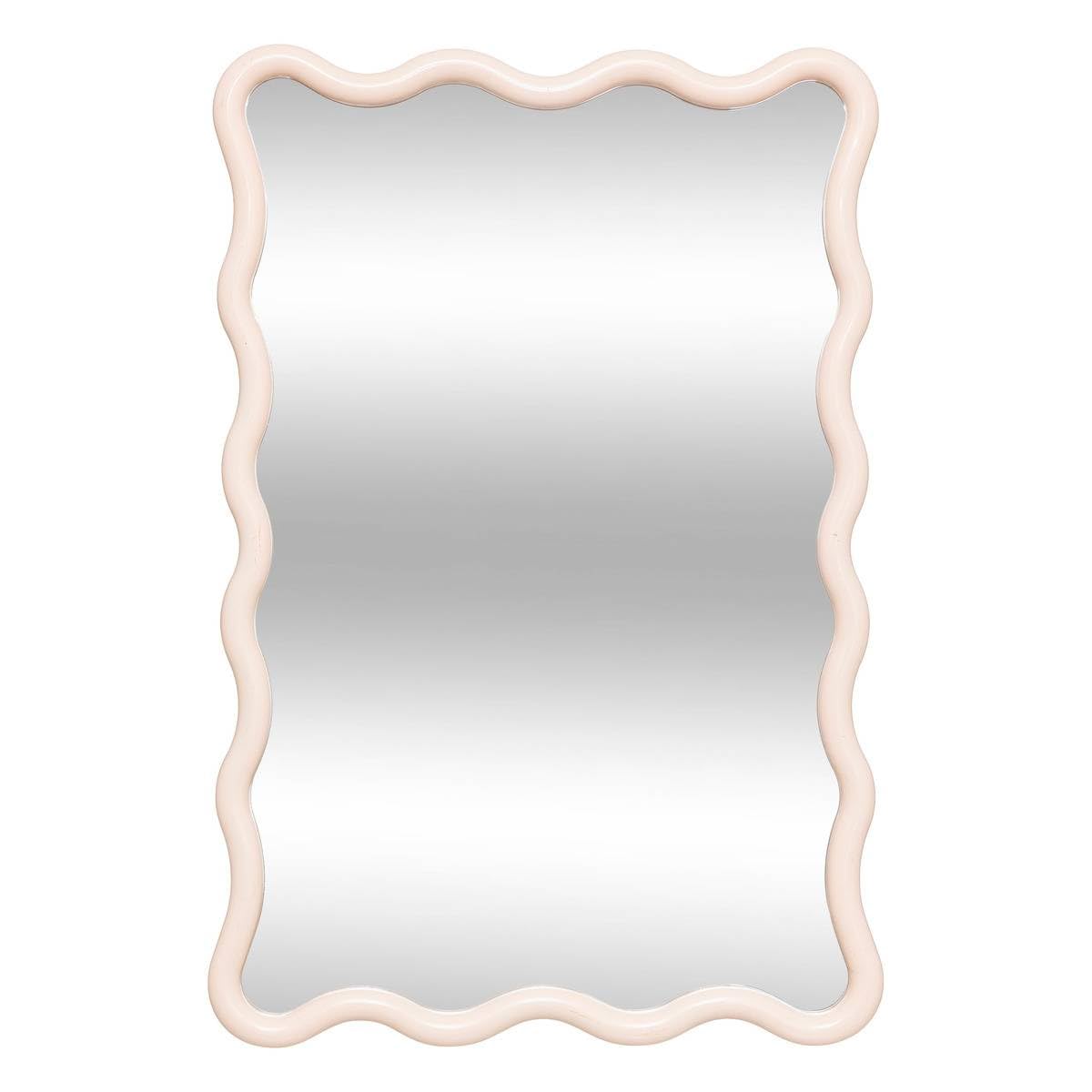 ATMOSPHERA CREATEUR D'INTERIEUR - Specchio a onda beige judy 60x38cm