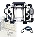 RUBAPOSM Carretilla de Mano Plegable, Carro de Carro PortáTil, Carro de Empuje Multifuncional con Ruedas para Levantar/Mover CóModamente en La Oficina en Casa Al Aire Libre,Black 3