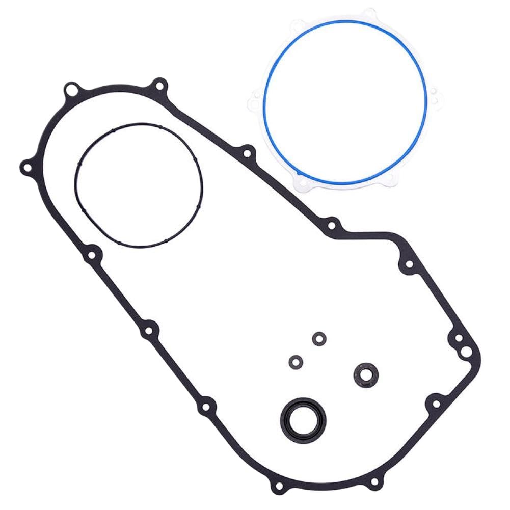 Motorcycle Clutch Primary Cover Gasket Kit Compatible with Heritage Softail FLSTC Fat FLSTF Street FXDL FXDC Breakout