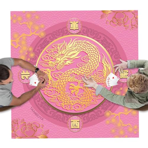 Tapis de jeu pour table de Mahjong : l'ambiance des soirées rétro chez vous