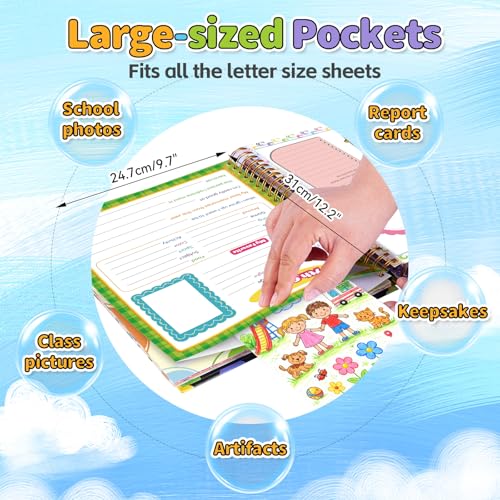 PraxiKidy Giant School Memory Book Keepsake Photo Album Scrapbook for Kids by PraxiKidy - Image 3