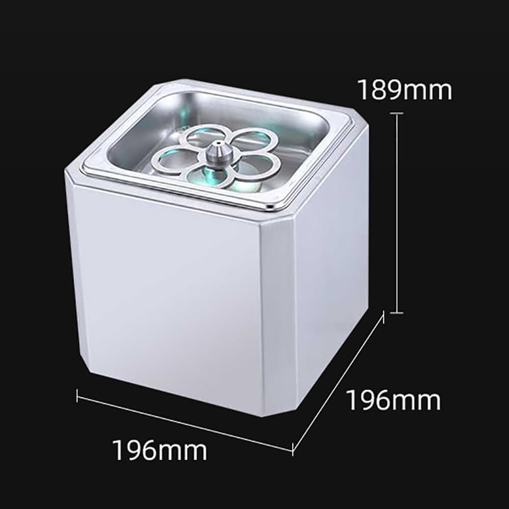 Raffreddatore refrigerante in vetro, luce d'atmosfera a LED integrata, -40 °C, per birra, vino, whisky, perfetto per bar, ristoranti e cucina