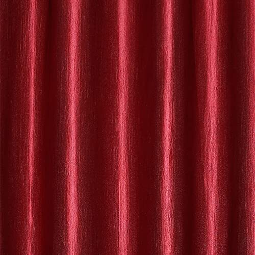 Image of 6 Feet Polyester Floral Light Filtering Window Curtains for Living Room, Bedroom & Dining Room, Eyelet Top, Maroon Printed and Solid Plain Curtain Set of 3
