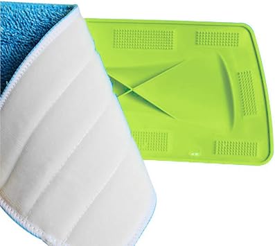 5 Pack Microfiber Mop Pads Head Wet Dry Mops Refill for 15 Flat Mop Base Blue