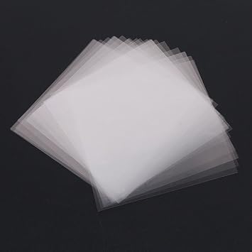 30PCS Fuse Bead Iron Paper, Clear Rectangle Thermostability Iron Papers Square Transparent Plastic Ironing Sheet Plastic Ironing Sheet