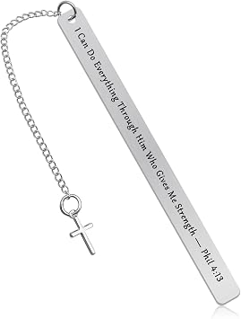 Christian Bookmarks for Women Bible Verses Bookmark Book Lover Keepsake Baptism Gifts for Girl First Communion Gifts Religious Spiritual Gifts for Women Her Book Club Gifts Librarian Present
